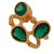 Early 21st Century Cleopatra Jade & Gold Adjustable Ring, Size 4 For Sale - Image 5 of 8