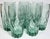 Wavy Green Sea Glass Tumblers- Set of Eight For Sale - Image 10 of 12