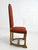 Antique French Wood and Red Fabric Chairs, Set of 8 For Sale - Image 6 of 12