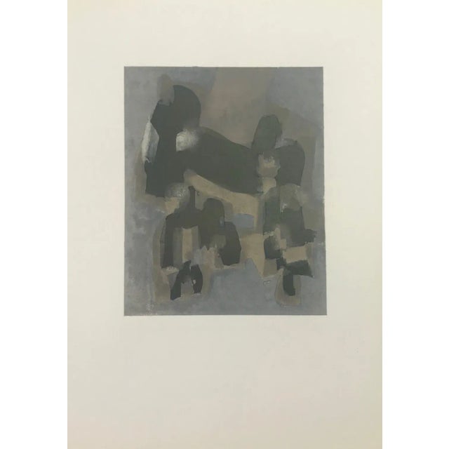 1967 Ubac Original Lithograph Dm07130 Derriere Le Miroir For Sale