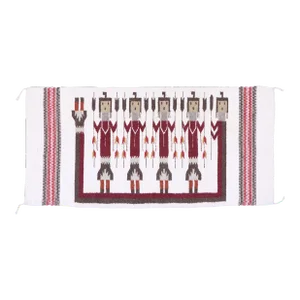 Vintage Yeibichai Navajo-Style Kilim Rug - 02'07 X 05'03