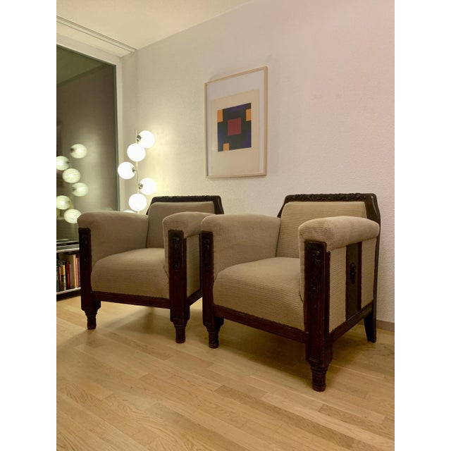 Set of Art Deco Armchairs, Czechoslovakia, 1920s For Sale - Image 17 of 18