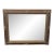 Carved and Beveled Wood Framed Wall Mirror For Sale