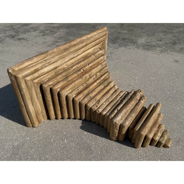 Plastic Vintage Art Deco Style Architectural Wall Bracket For Sale - Image 7 of 12