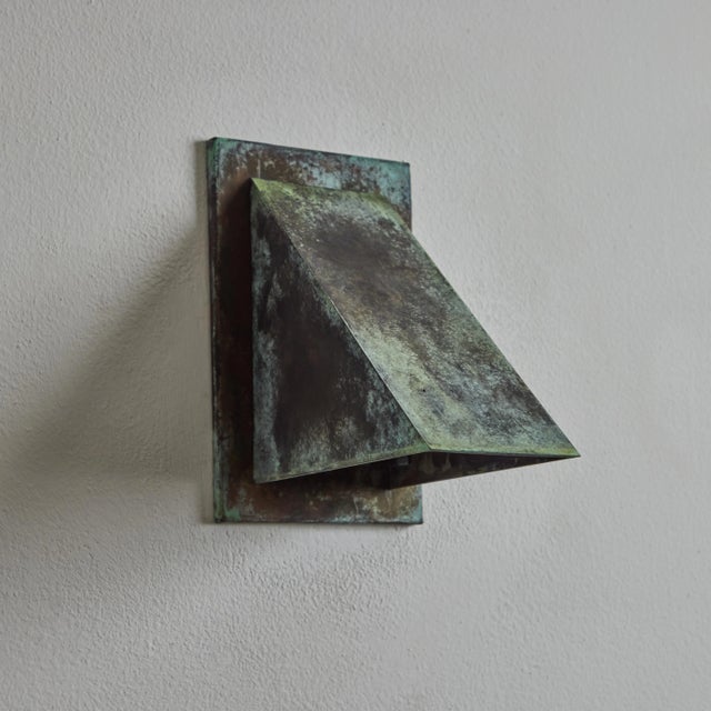 Jonas Bohlin 'Oxid' Darkly Patinated Outdoor Wall Light for Örsjö For Sale - Image 9 of 12