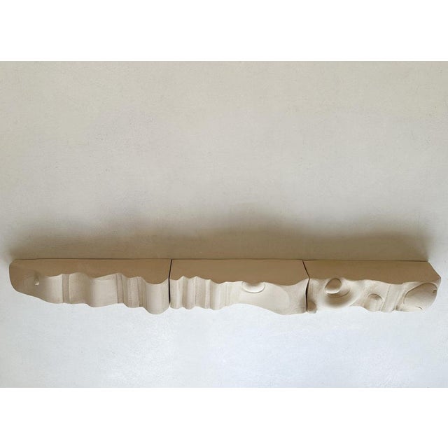 Shelf by olivia cognet dimensions: w 210 x d 15 x h 20 cm materials: ceramic. Module of 3 parts. Each of olivia’s handmade...
