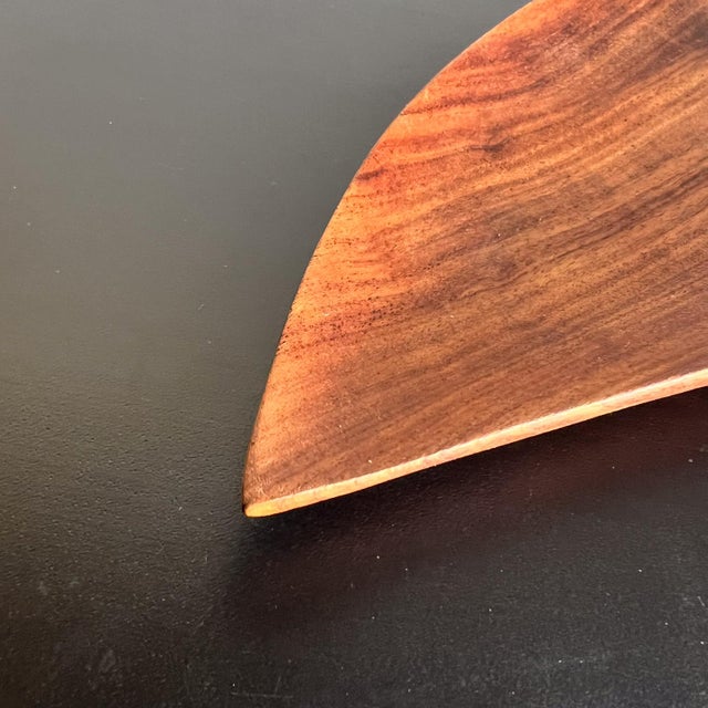 1970s 1970s Haitian Tropical Mahogany Sculptural Tray For Sale - Image 5 of 12