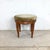 French Provincial Vintage French Provincial Swivel Stool in Cherry With Sage Velvet, Cabriole Legs, 1950s–1970s For Sale - Image 3 of 12