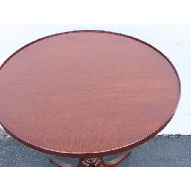 Brown Imperial Furniture Company of Grand Rapids Mahogany Round Side End Table 6908 For Sale - Image 8 of 11