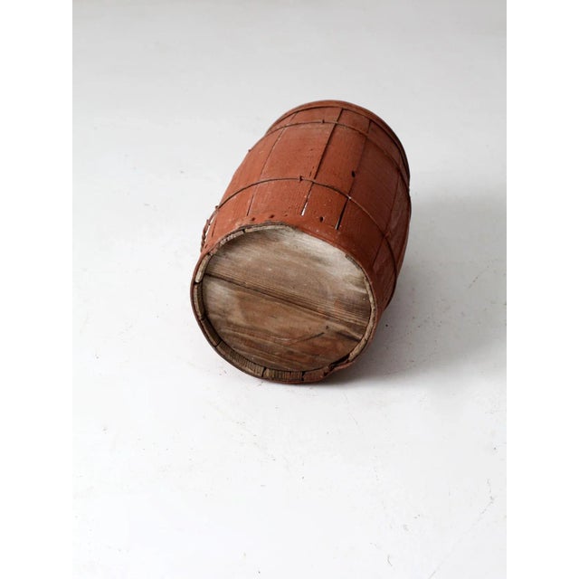 Antique Red Barrel For Sale - Image 9 of 13