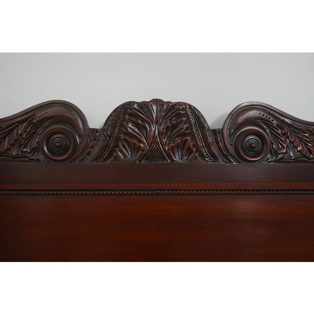 Ralph Lauren Safari Mahogany Queen Size Bed For Sale - Image 14 of 18