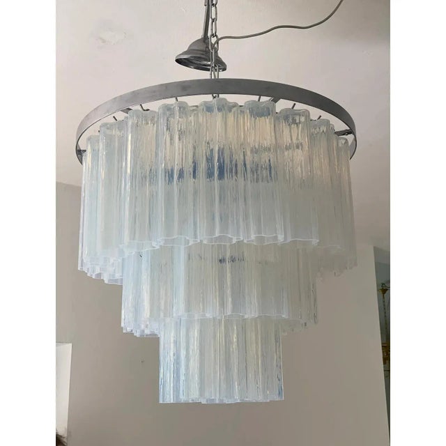 Opal Murano Glass Tronchi Chandelier by Simoeng For Sale - Image 13 of 14