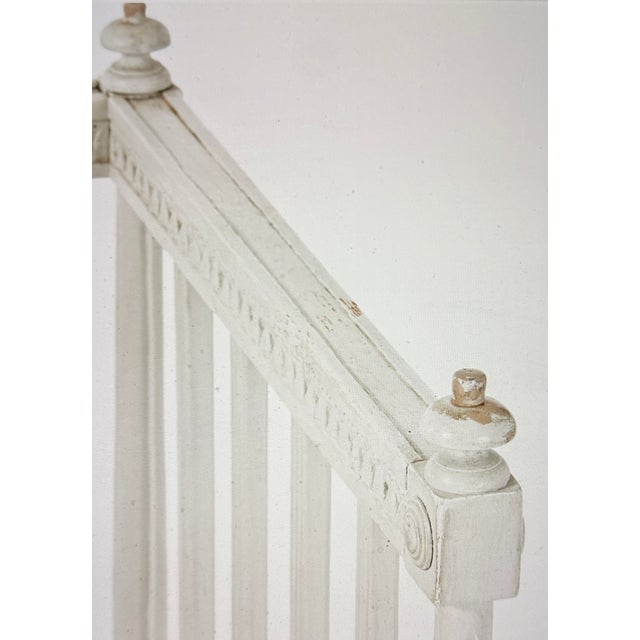 Gustavian (Swedish) Gustavian Classic Swedish Bench For Sale - Image 3 of 5