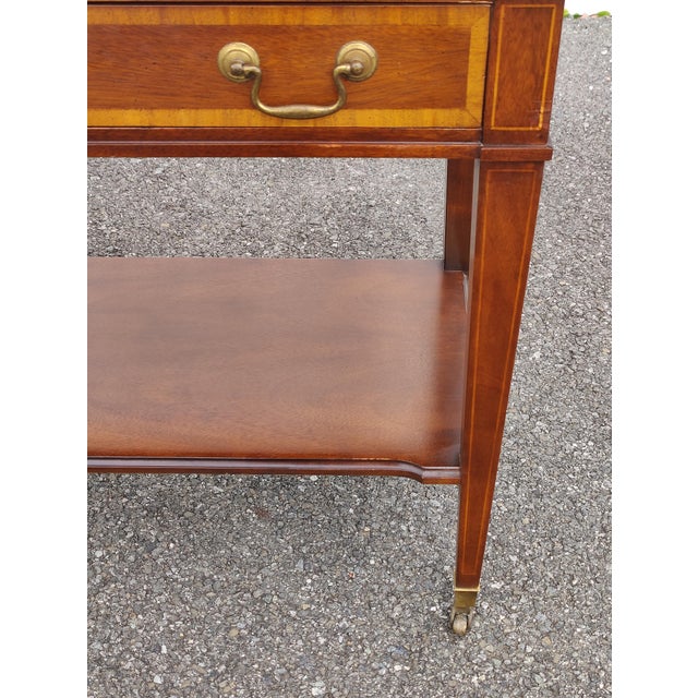 Wood Vintage Columbia Mahogany Console Table For Sale - Image 7 of 10