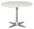 Vintage Mid-Century Modern Circular Top Steel Center Table For Sale