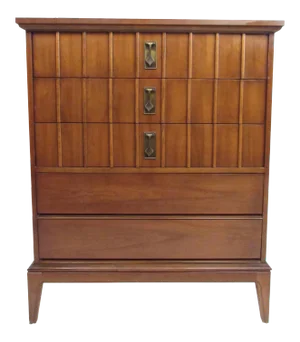 Mid-Century Modern Highboy Dresser