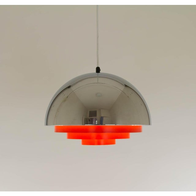Milieu pendant designed by Jo Hammerborg that ­–like many of his designs– has a sculptural quality. Fog & Mørup issued...
