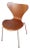 Model 3107 Dining Chair in Teak by Arne Jacobsen for Fritz Hansen, 1967 For Sale