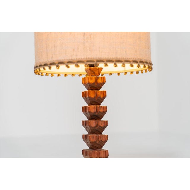 Sculptural Table Lamp in the manner of Charles Dudouyt, 1950s For Sale - Image 4 of 9