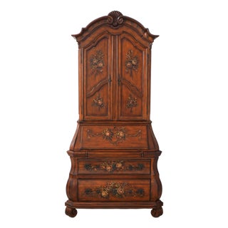 Ethan Allen Venetian Decorated Secretary Desk For Sale