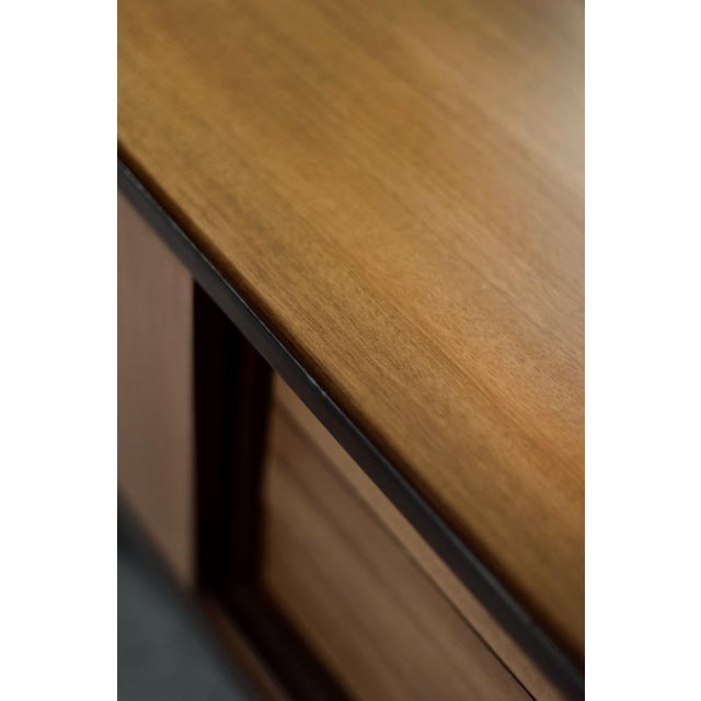 Mid-Century Danish Modern Wood Sideboard with Drawers, 1970s For Sale - Image 16 of 18