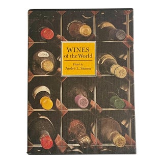 “Wines of the World” Culinary Hardcover Book & Slipcover For Sale