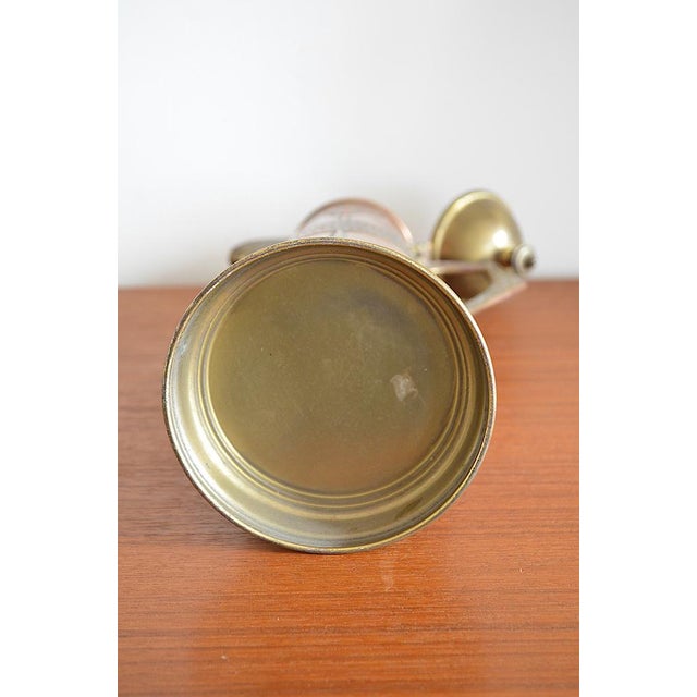 Brown Art Nouveau Copper Jug ​​with Floral Motif, 1910s For Sale - Image 8 of 9