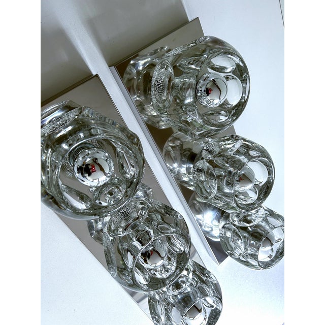 Exceptionnal pair of very large Crystal & Brass Sconces by Peil Putzle, high end quality (+5 kg each) very good condition,...