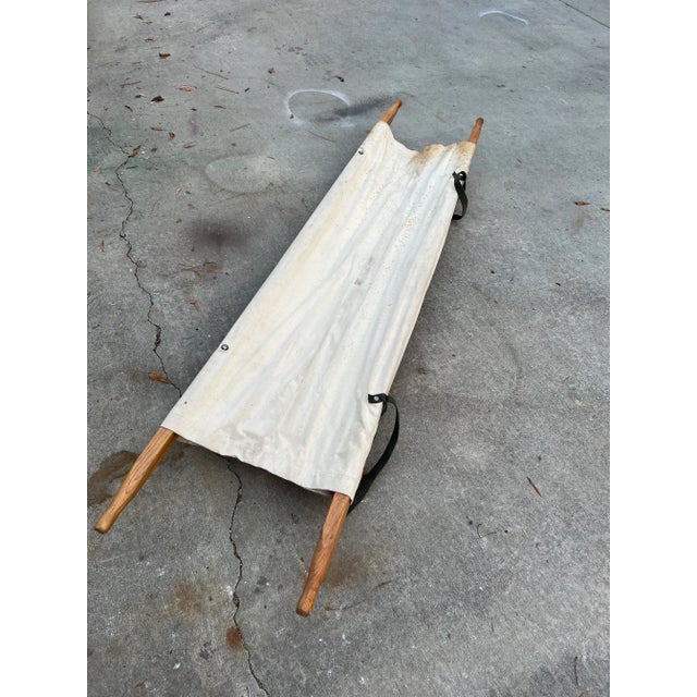 1950s Frank Manufacturing Indiana Company Antique Eames Style Medical Stretcher For Sale - Image 4 of 5