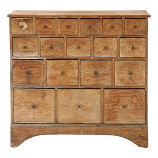 18th Century New England Apothecary Chest For Sale