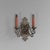 1920s Vintage Wall Mounted Light in Steel, 1920s For Sale - Image 5 of 10