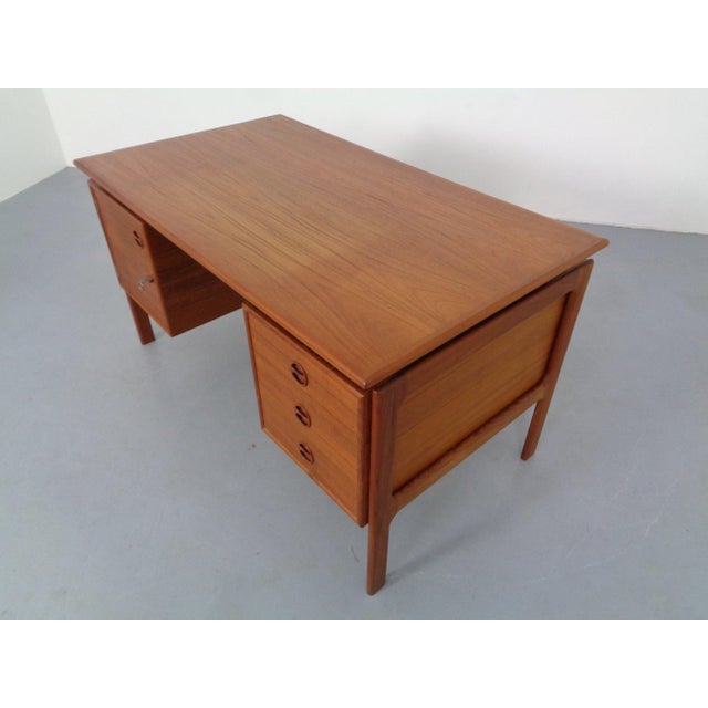Wood Teak Desk from Gasvig GV Møbler, Denmark, 1960s For Sale - Image 7 of 17