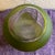 Vintage Green Glass and Metal Artist Signed Vase For Sale - Image 10 of 10