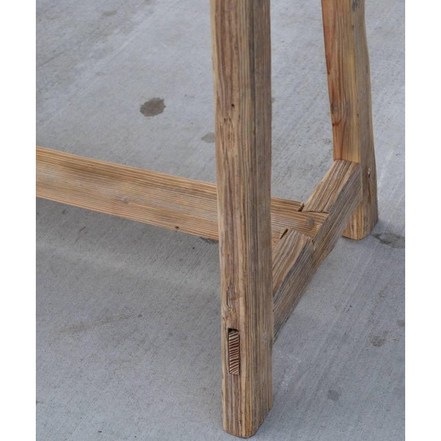 Agnes Console Table made from Reclaimed Wood by Petersen Antiques For Sale - Image 12 of 12