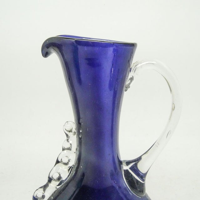 Postmodern Jug by J. Górski for Tarnów Glassworks, Poland, 1970s For Sale - Image 16 of 18