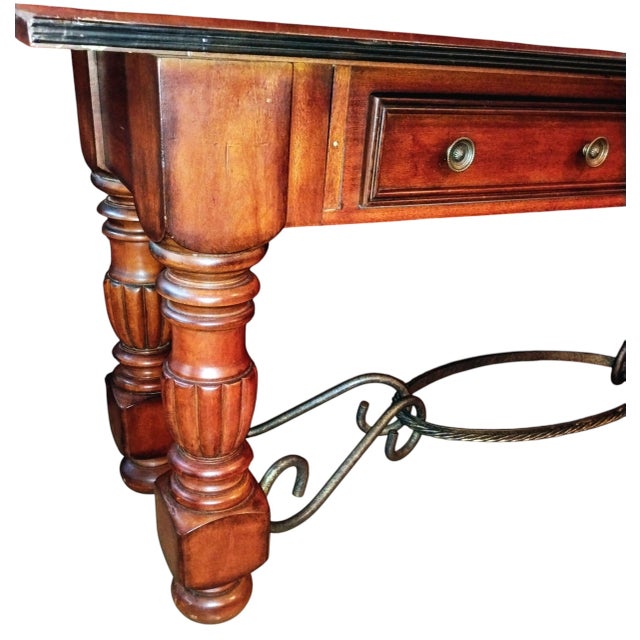Stunning Console Table by Hickory White Furniture Combines Timeless Spanish Colonial With Versatile Modern Utility. For Sale In Raleigh - Image 6 of 12