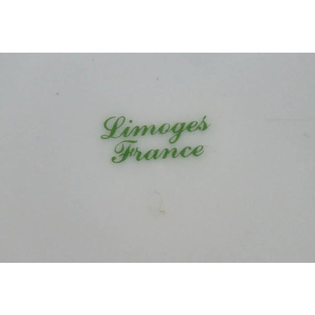 Magenta Limoges Fragonard Courting Scene Cameo French Porcelain Decorative Plate For Sale - Image 8 of 11