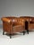 Brown Vintage Club Chairs in Sheepskin Leather, Set of 2 For Sale - Image 8 of 18