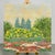 This charming acrylic painting evokes timeless beauty, blending vibrant florals and serene trees. It depicts a spring...