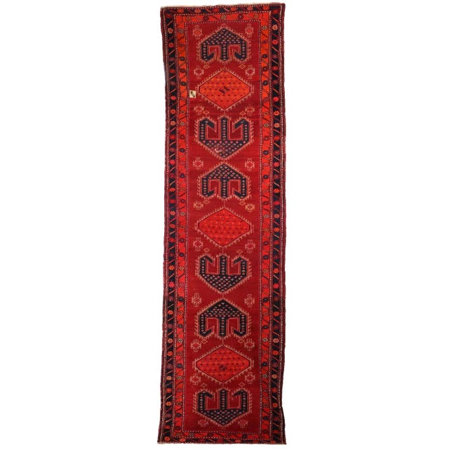 Wool Thin Knot Handmade Karabakh Rug, Caucasus For Sale - Image 13 of 13