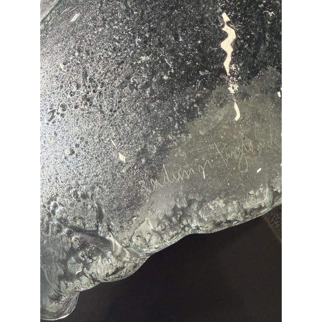 Torso by Reidunn Rugland ( Norway 1961---). Clear glass molded to the female form in the kiln fire. A life-size neck to...