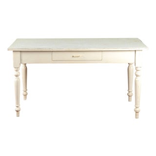 Vintage Table with Hardboard Top For Sale