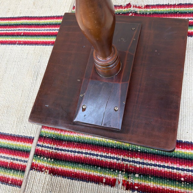 Antique Connecticut Federal Cherrywood Inlaid Snake Leg Candlestand, Circa 1800–1820 For Sale - Image 11 of 12