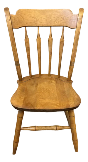 Vintage S. Bent & Bros. Solid Maple Colonial Windsor Side Chair – Gardner, Massachusetts