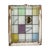 Mid 20th Century Reclaimed Abstract Coat of Arm Wooden Frame Stained Glass Window For Sale - Image 5 of 5