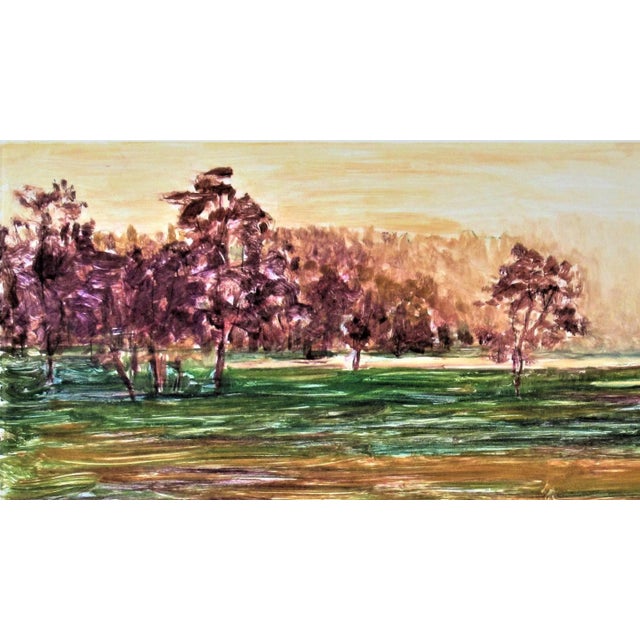 Impressionist Thomas Monaghan, Landscape #IV For Sale - Image 3 of 6