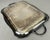 Vintage English Ornate Engraved Metal Twin Handle Tray For Sale - Image 16 of 18