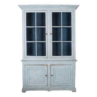 French Glazed Kitchen Cupboard For Sale