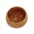 Contemporary Simple Teak Wood Round Bowl For Sale - Image 3 of 6