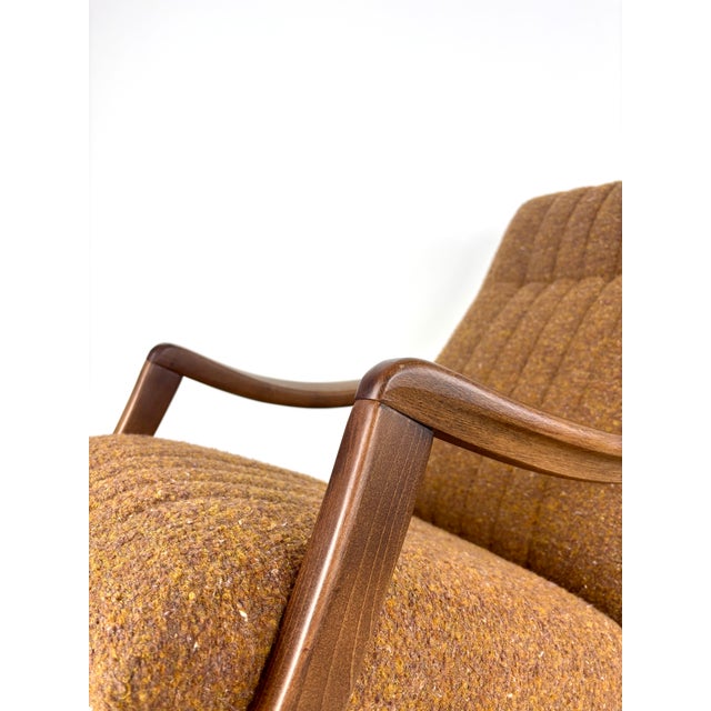 Brown Bentwood Rocking Chair from TON, 1960s For Sale - Image 8 of 13
